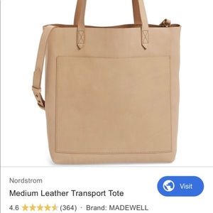 Madewell Leather Transport Tote - Medium